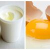 Tạm biệt làn da kém sắc nhờ sữa chua và trứng